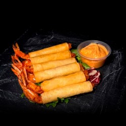 Rotllets de gamba (6 peces)