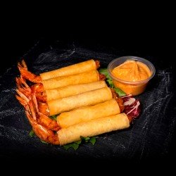 Rotllets de gamba (6 peces)