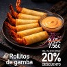 Rotllets de gamba (6 peces)