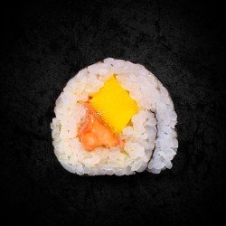 Roll de foie a la plancha con mango  Plato del mes