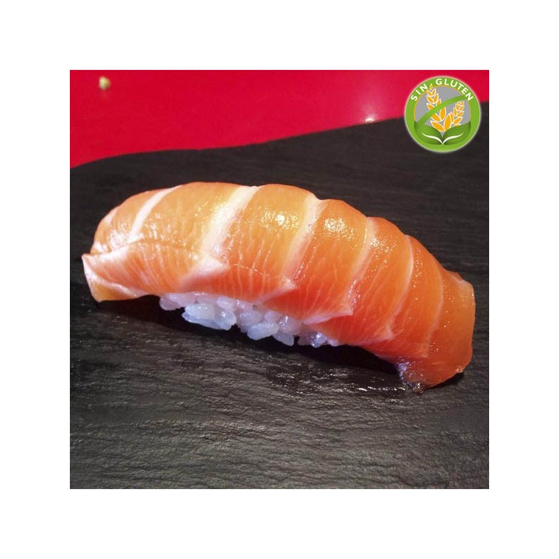 Nigiri de salmó (1 peça)