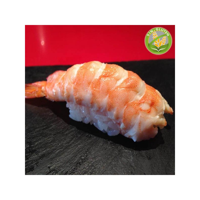 Langostino niguiri (1p)